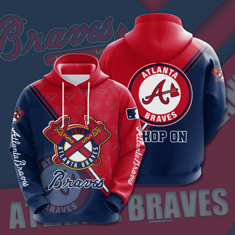 Atlanta Braves 3D All Over Print Hoodie & Zip Hoodie