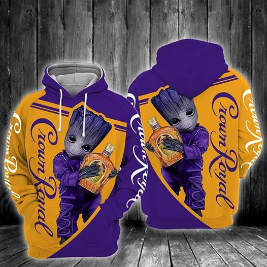 Crown Royal 3D All Over Print Hoodie & Zip Hoodie
