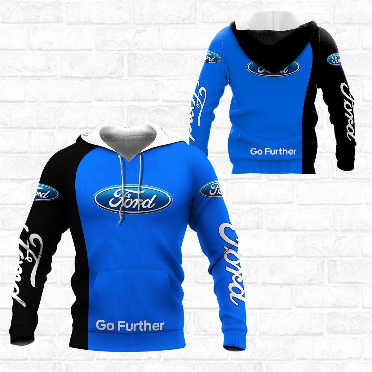 Ford Shirt 497, 3d Hoodie Zip Hoodie