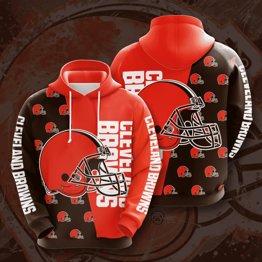 Cleveland Browns 3D All Over Print Hoodie & Zip Hoodie
