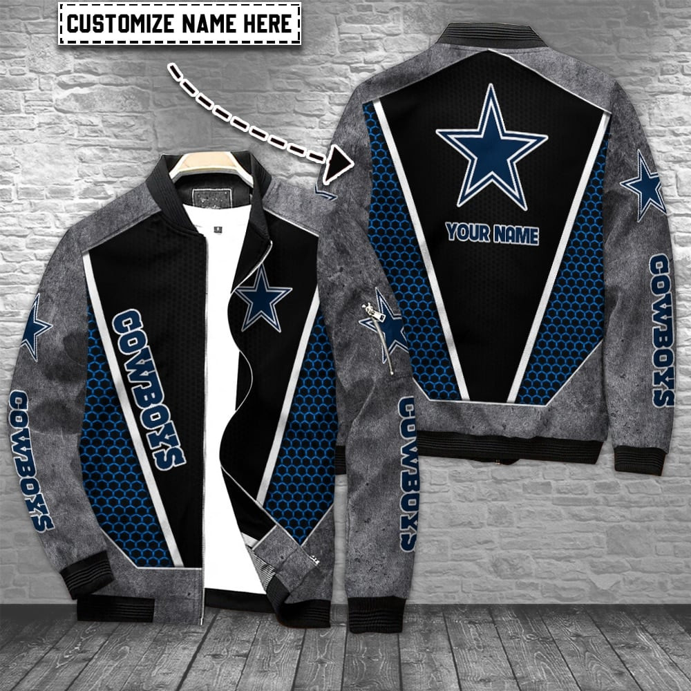 Cowboys Personalized Bomber Jacket BG891
