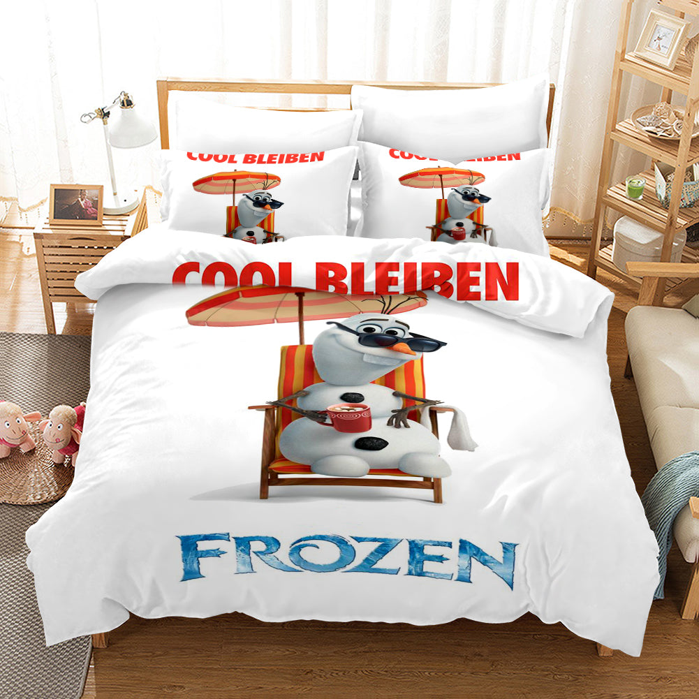 Frozen Bedding Set Frozen Olaf Cool Bleiben Duvet Covers