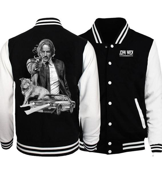 John Wick,john Wick Movies 1k643 Gift Lover Baseball Jacket