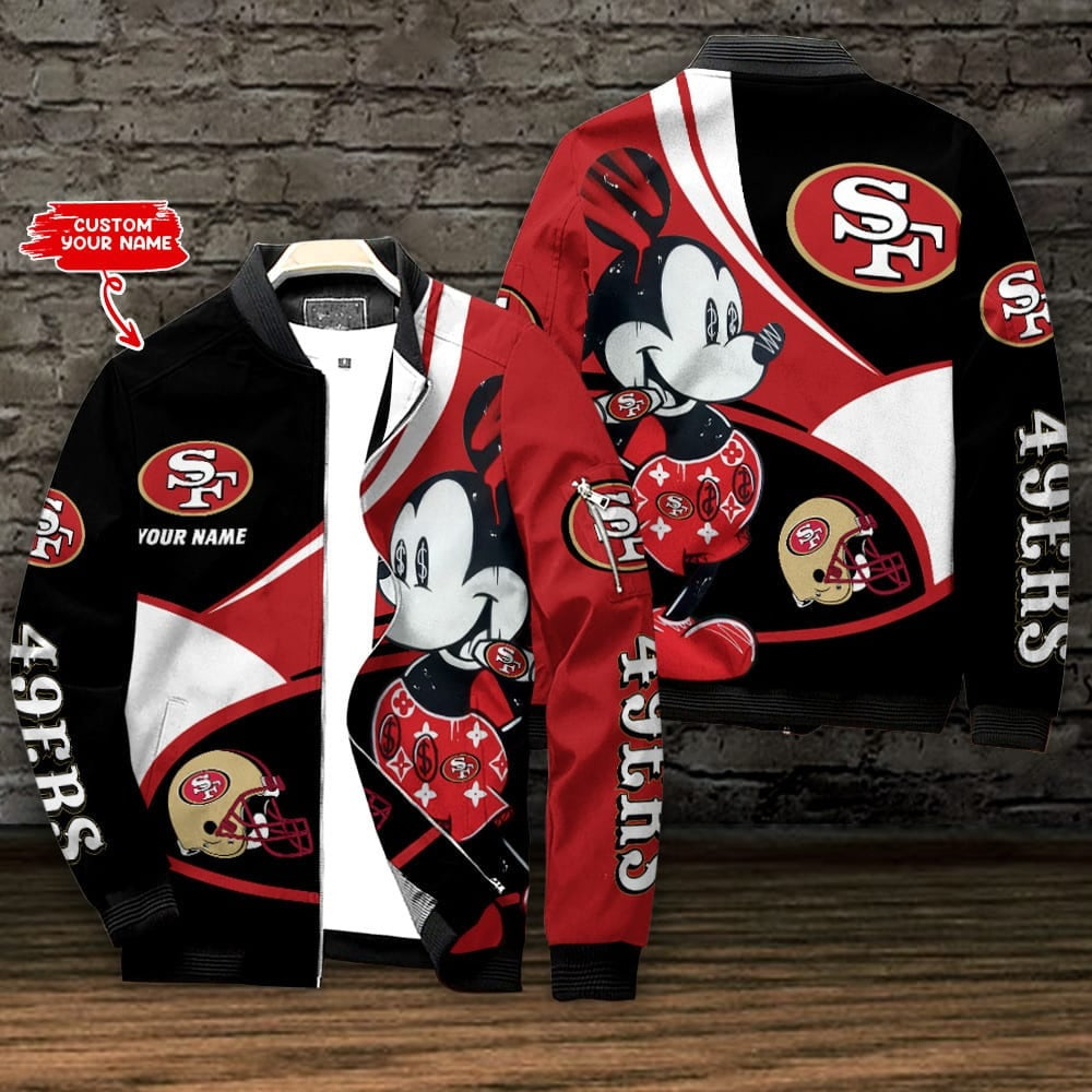 San Francisco 49ers Personalized Bomber Jacket BG773