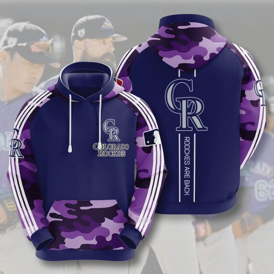 Colorado Rockies 3D All Over Print Hoodie & Zip Hoodie
