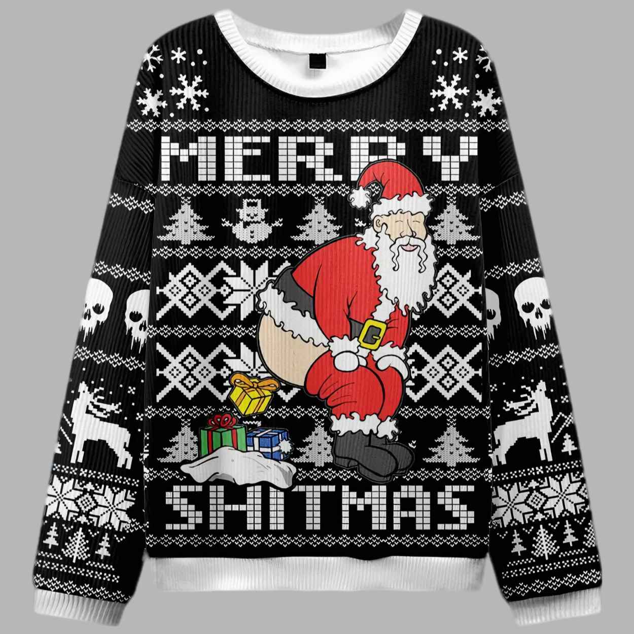 Merry Shitmas Ugly Christmas Sweater