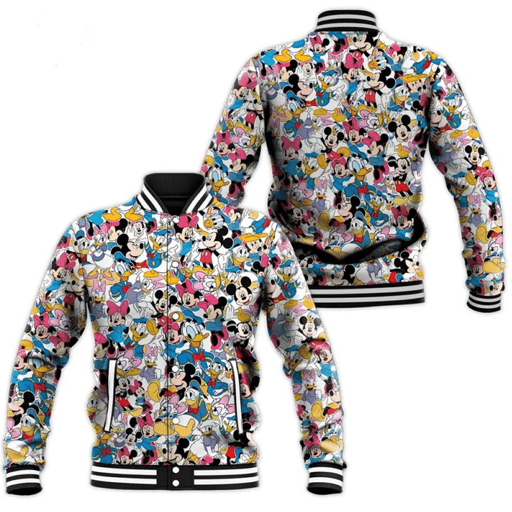 Mickey And Friends Disney Varsity Baseball Jacket