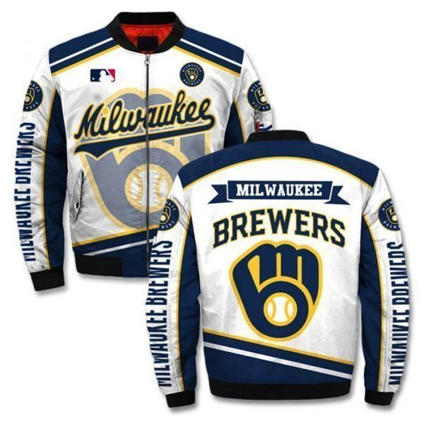 Milwaukee Brewers Bomber Jacket V1