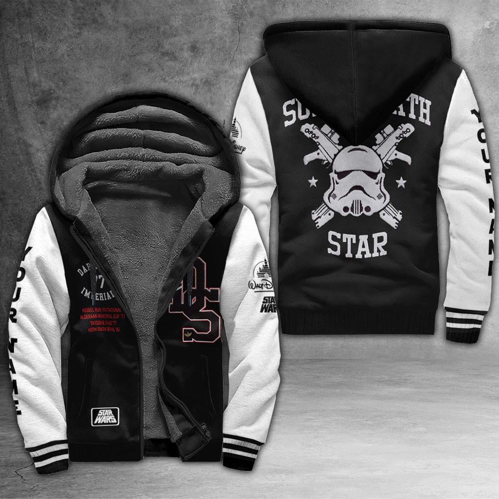 Star Wars Personalized Jacket, Super Star Stromtrooper Trending Fleece Jacket 499