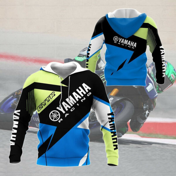 Yamaha Racing Shirt 562, 3d Hoodie Zip Hoodie 1971