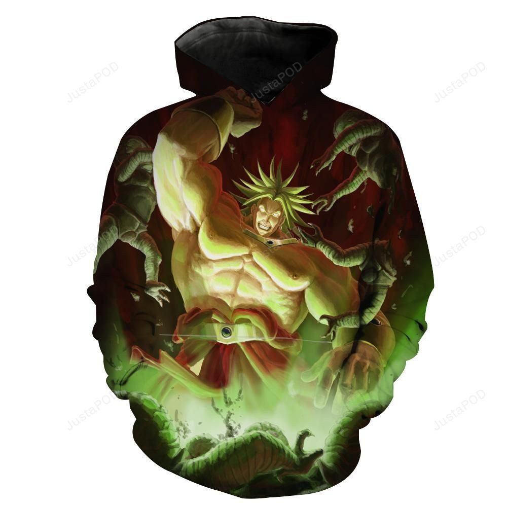 Super Saiyan Broly 3D All Over Print Hoodie & Zip Hoodie