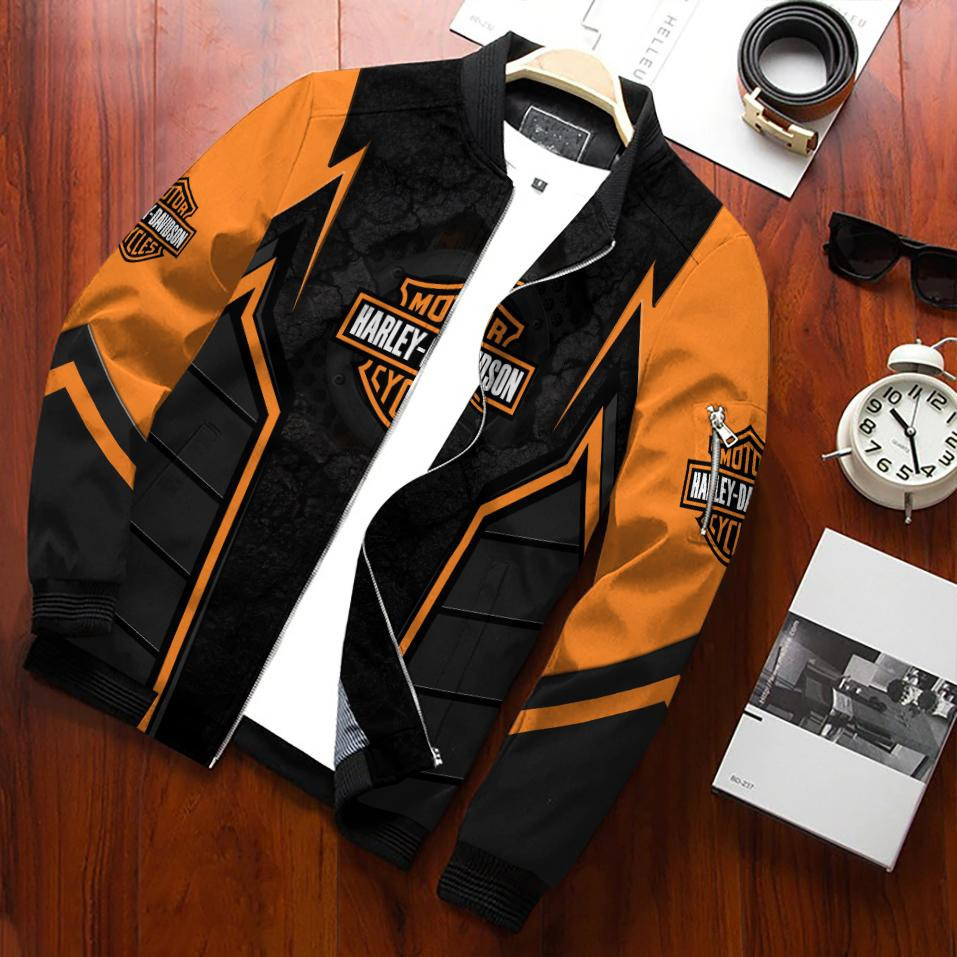 Harley Davidson Motorcycle Bomber Jacket 20