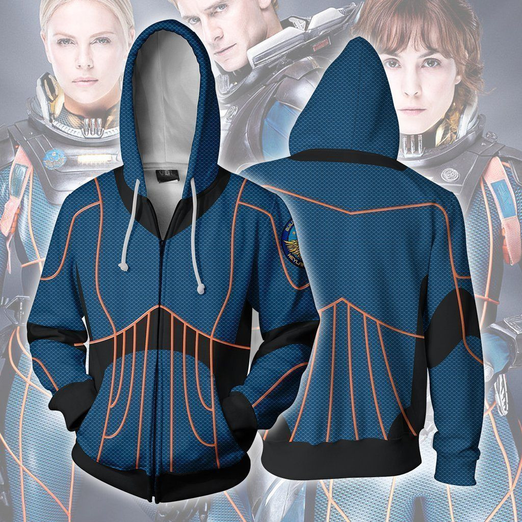 Alien Covenant Prometheus Crew Cosplay 3D All Over Print Hoodie & Zip Hoodie