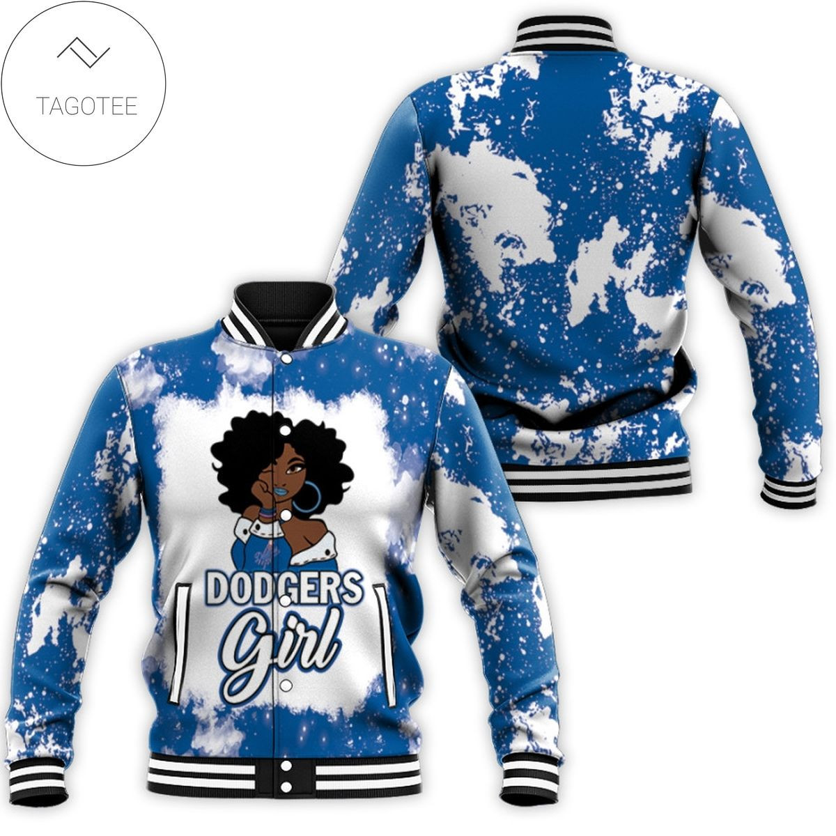 Los Angeles Dodgers African Girl Baseball Jacket