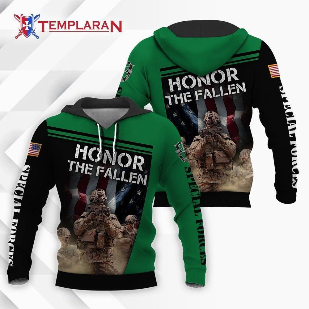 U.S Army Special Forces 3D All Over Print Hoodie & Zip Hoodie