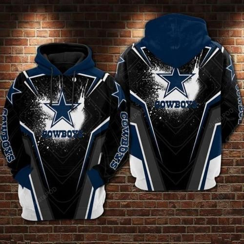 Cowboys Printed 3D All Over Print Hoodie & Zip Hoodie