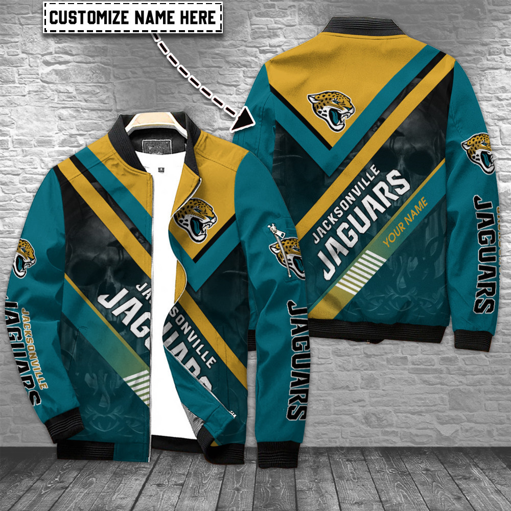 Jacksonville Jaguars Personalized Bomber Jacket BG714