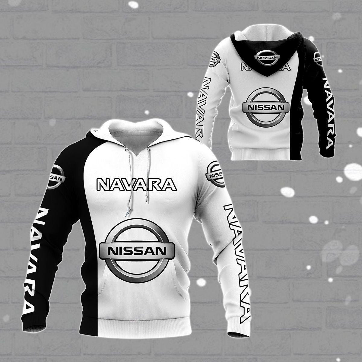 Nissan Navara Shirt 490, 3d Hoodie Zip Hoodie