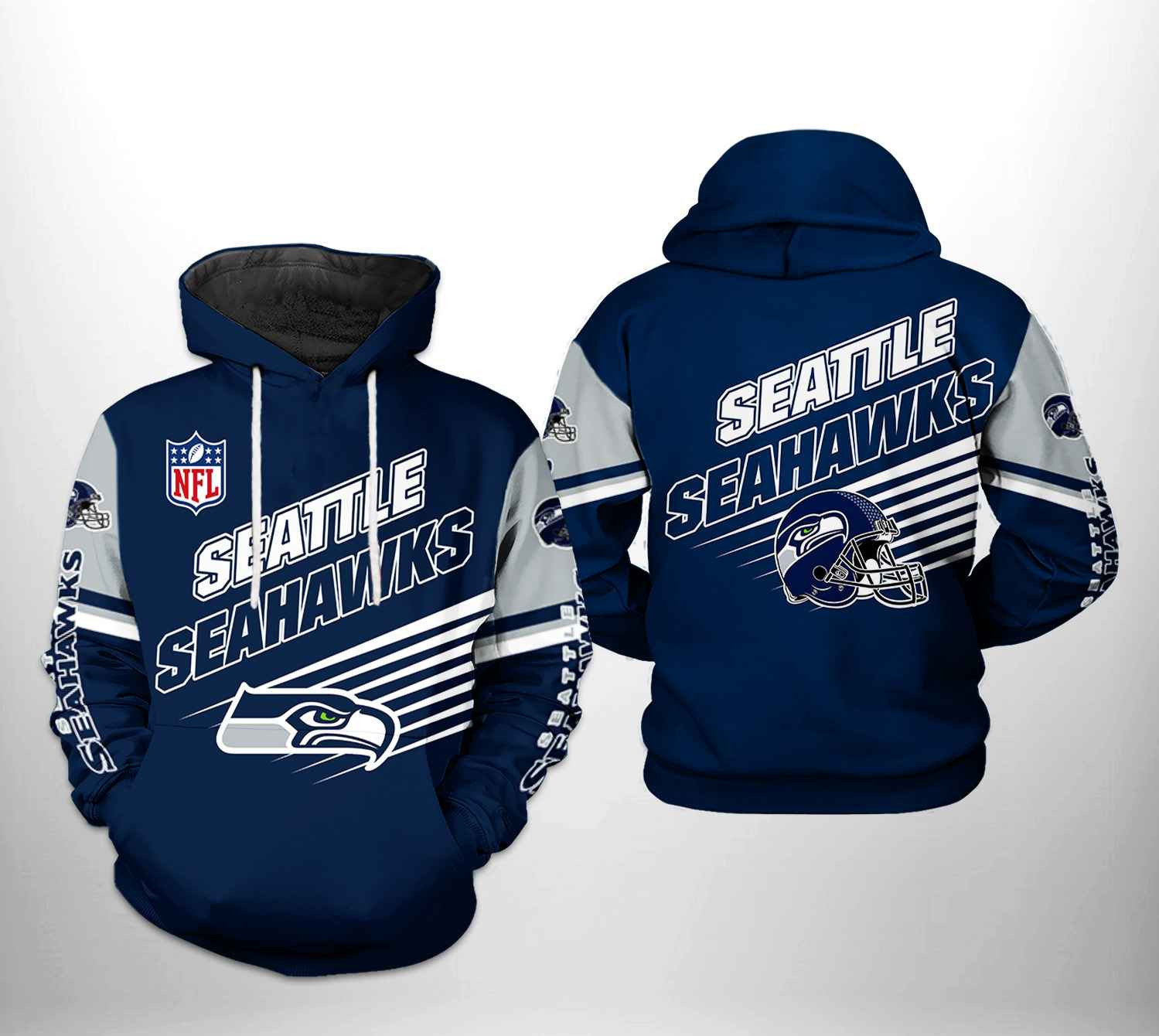 Seattle Seahawks Team 3D All Over Print Hoodie & Zip Hoodie