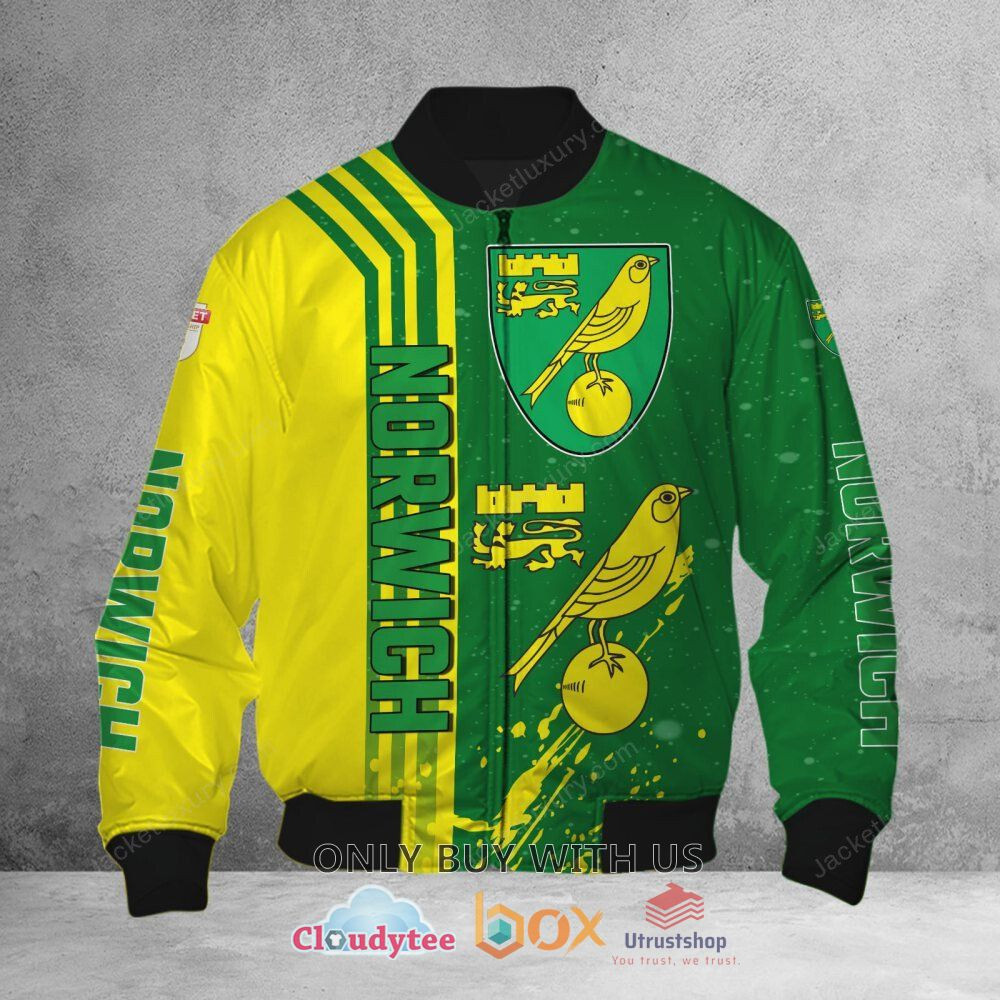 Norwich City FC Logo Edition Bomber Jacket V2