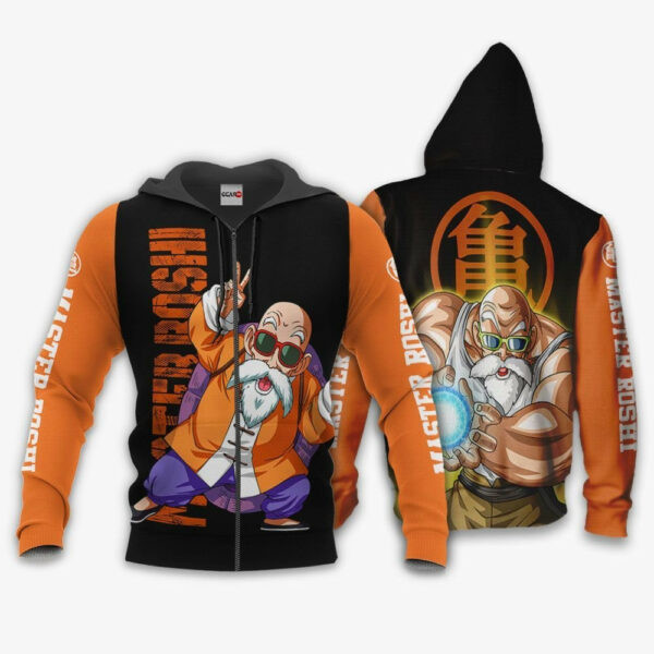 Master Roshi Dragon Ball Z Anime 1k280 Cartoon Graphic Outfits Aop 3d Hoodie, Zip Hoodie 900