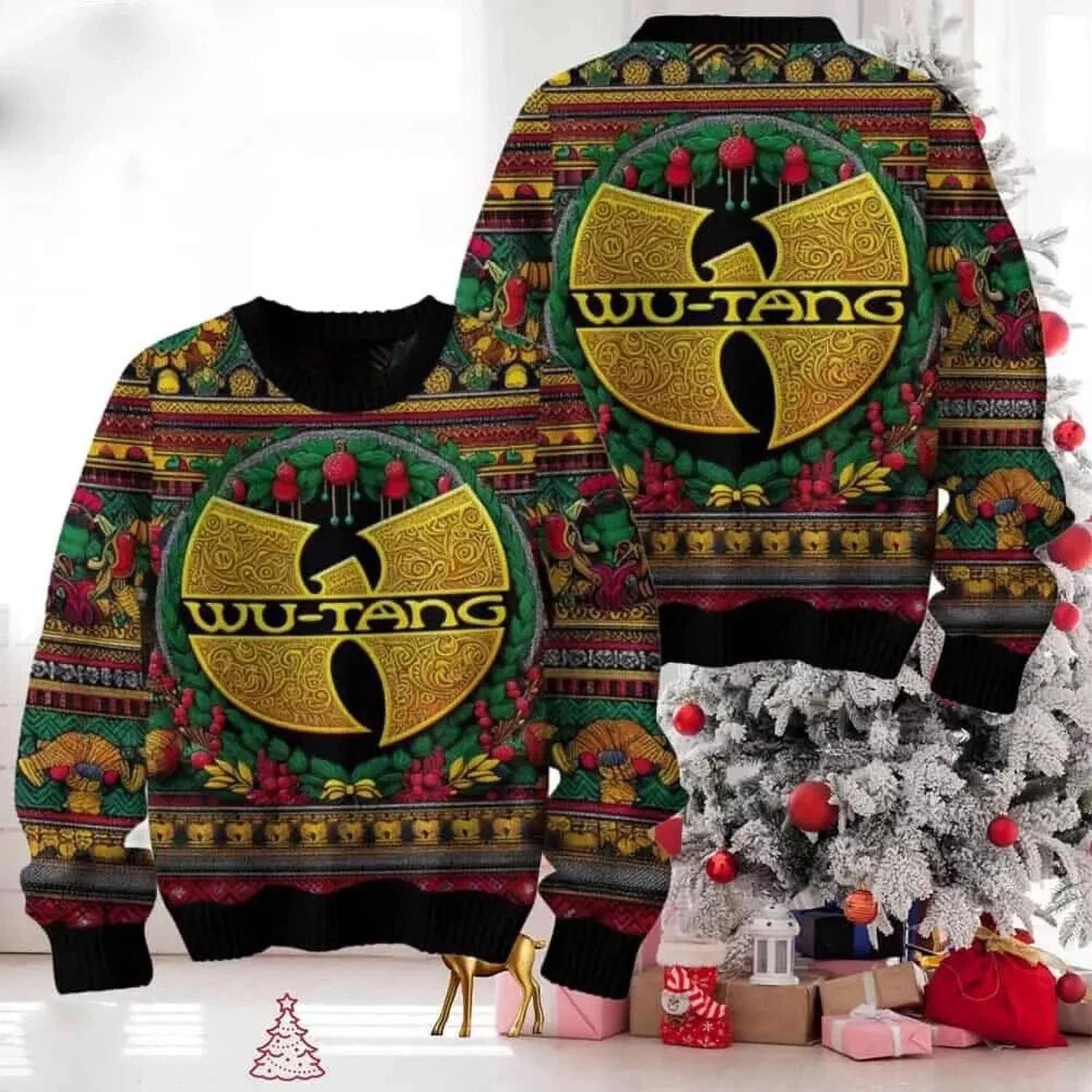 Wu Tang Clan Merch Ugly Christmas Sweater