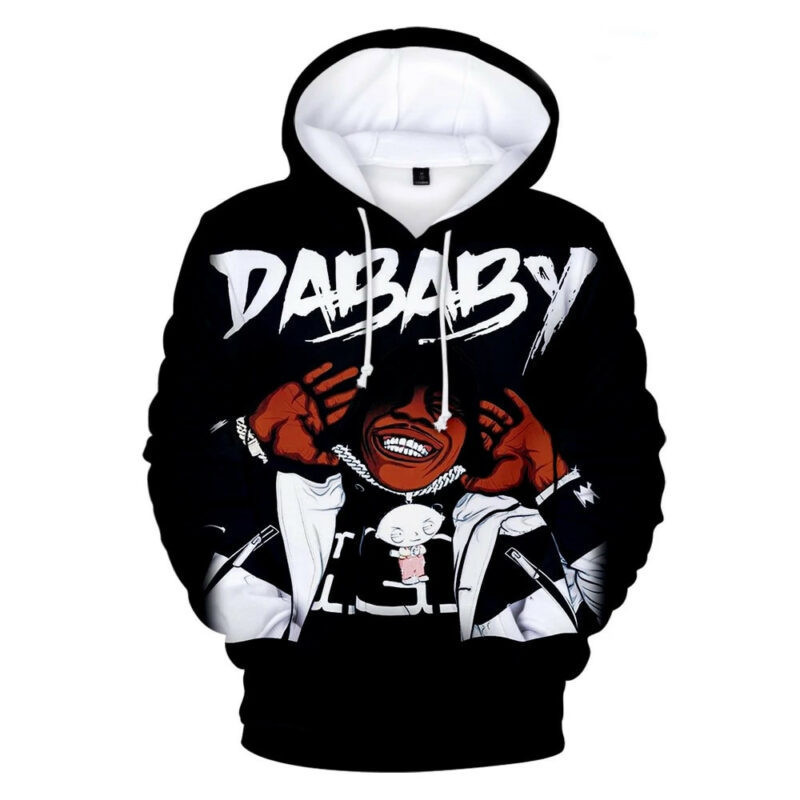 Rock Band Hoodie Rapper 3d Print Streetwear Hooded Sweatshirt