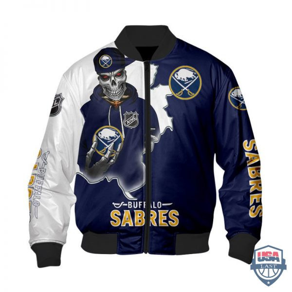 Buffalo Sabres Skull Bomber Jacket