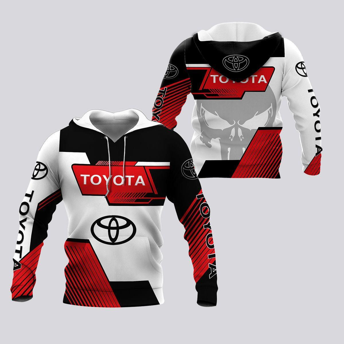 Toyota Lover Gift, Skull Toyota, Toyota Lph All Over Print Hoodie, Zip Hoodie