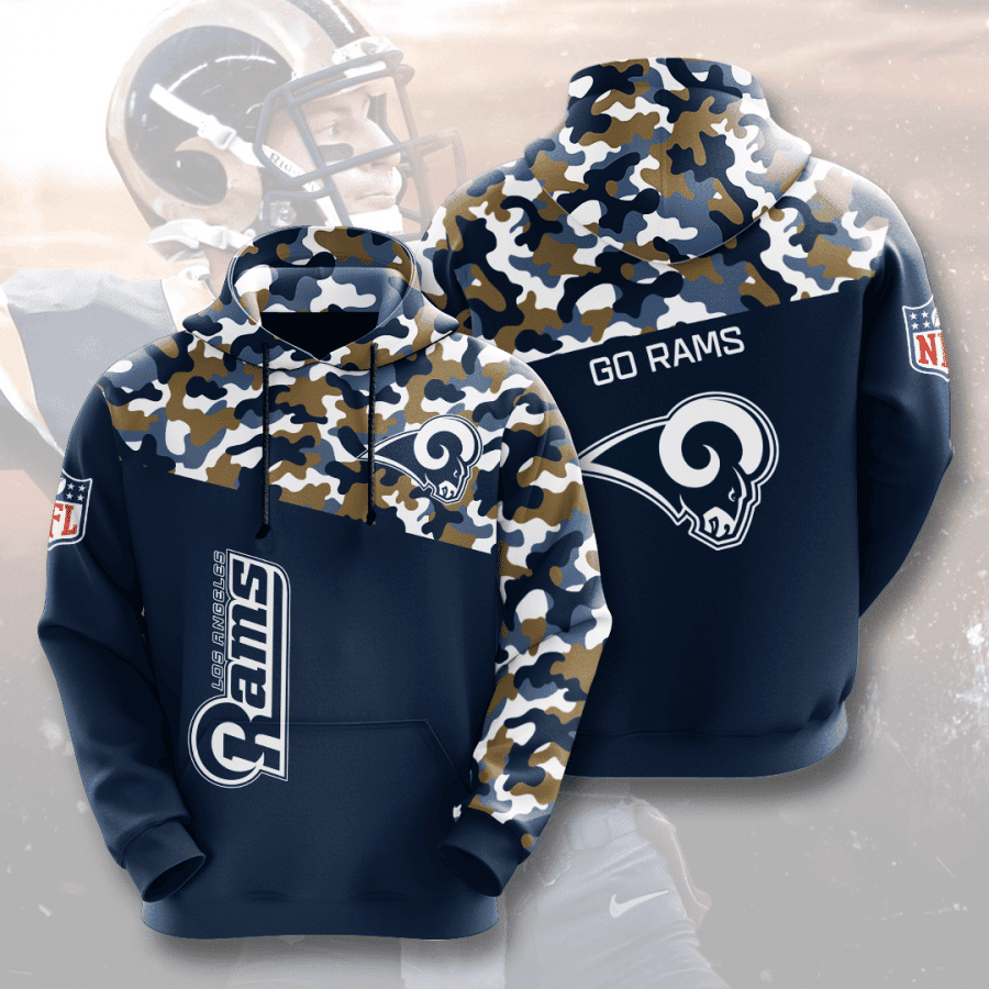 Los Angeles Rams 3D All Over Print Hoodie & Zip Hoodie