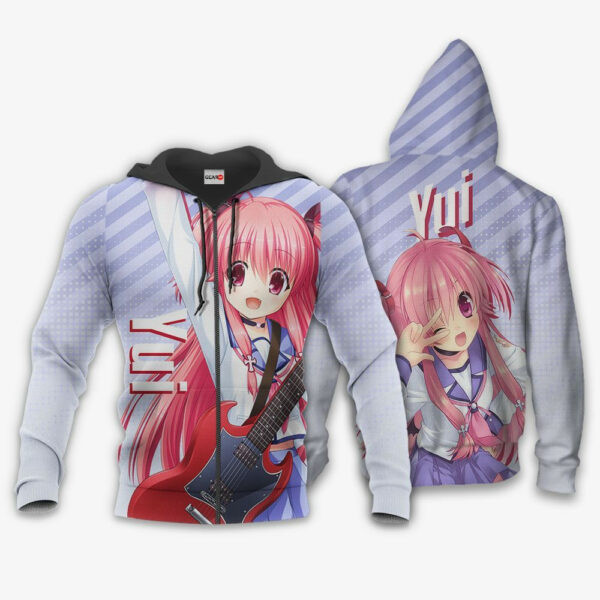 Angel Beats Yui Anime 3k165 Cartoon 3d Hoodie Zip Hoodie 1732