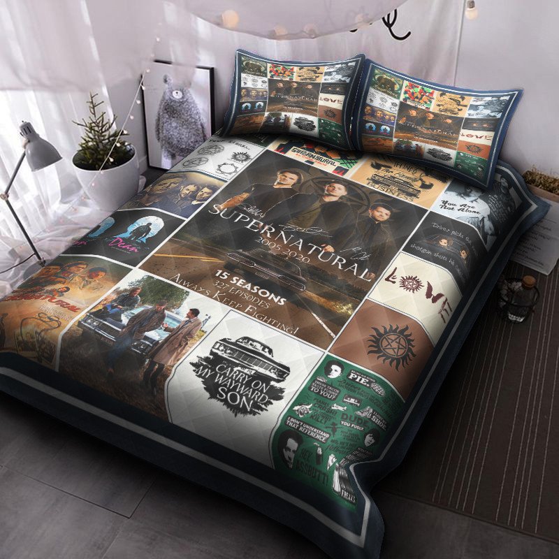 Supernatural Bedding Set 15 Years Of Supernaturals Duvet Covers