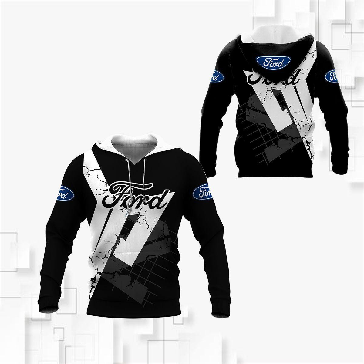 Ford Shirt 493, 3d Hoodie Zip Hoodie