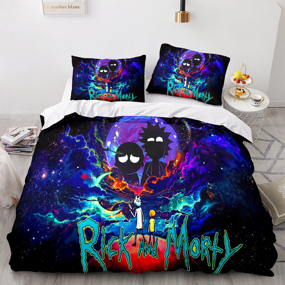 Rick And Morty Bedding Set Rick And Morty Looking At Yourself Duvet Covers
