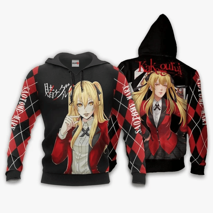 Mary Saotome Kakegurui  3d Hoodie Zip Hoodie