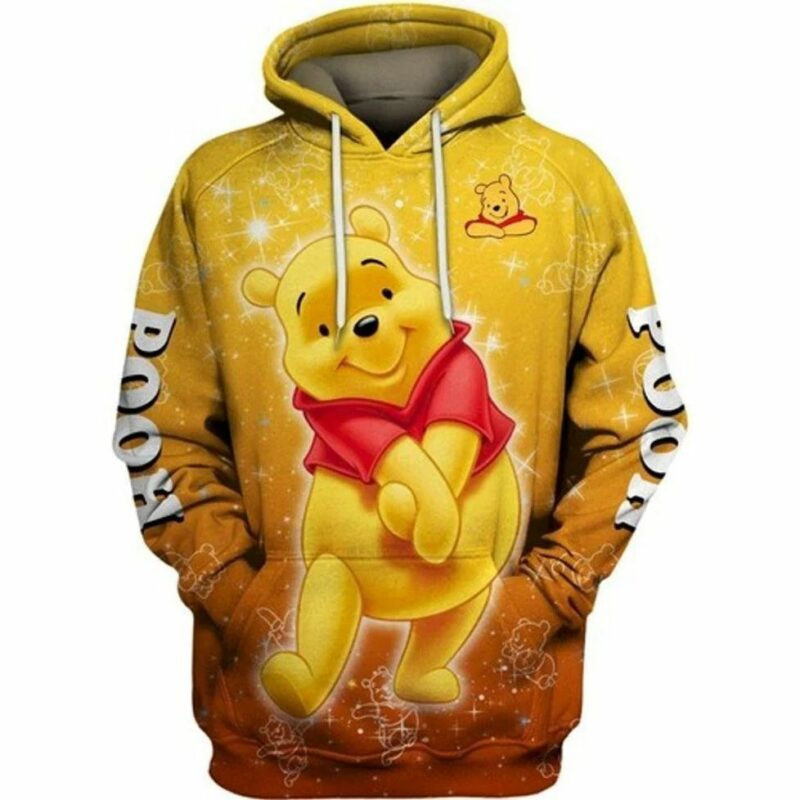 Pooh Winnie The Pooh Magic Castle 3d Hoodie 2