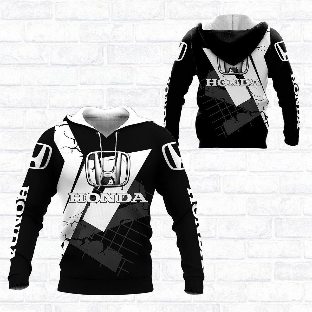 Honda Shirt 51, 3d Hoodie Zip Hoodie
