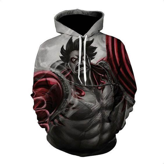 One Piece Luffy Gear 4 3D All Over Print Hoodie & Zip Hoodie