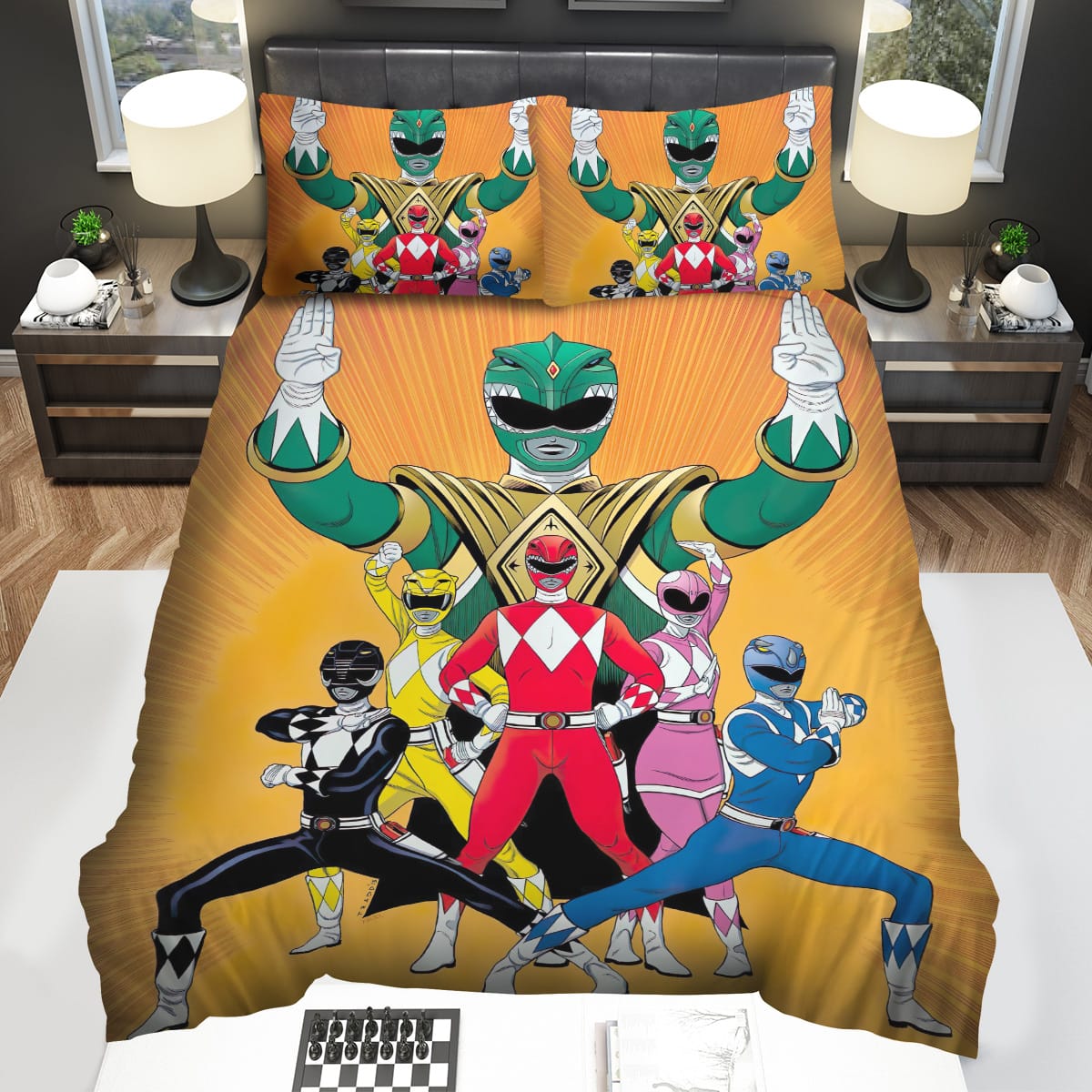 Power Ranger Bedding Set Power Rangers Team Formation Duvet Covers