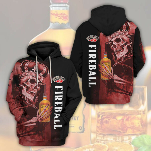 Fireball Skull King Trending Hoodie 526 1396