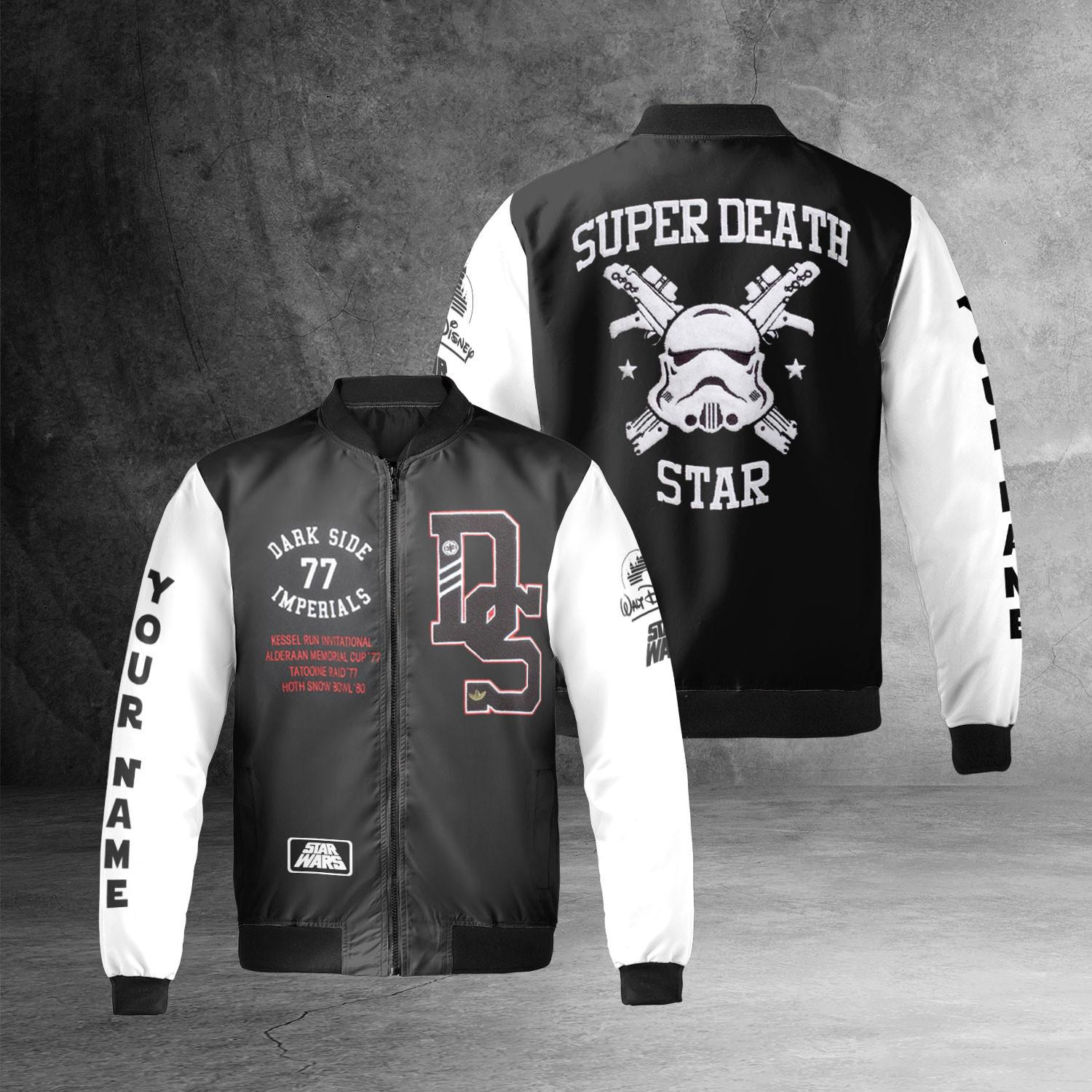 Star Wars Personalized Jacket, Super Star Stromtrooper Trending Bomber Jacket 500