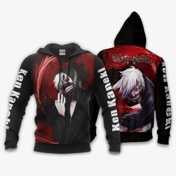 Ken Kaneki Tokyo Ghoul Anime 3k345   Cartoon 3d Hoodie Zip Hoodie 817