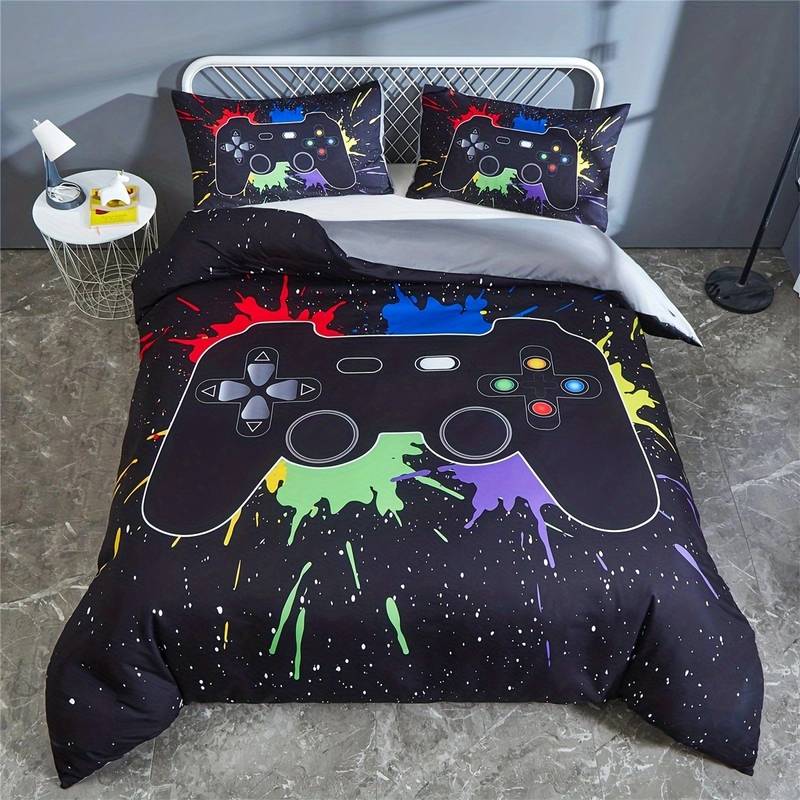 Game Bedding Set Game Video Console Controller Duvet Covers