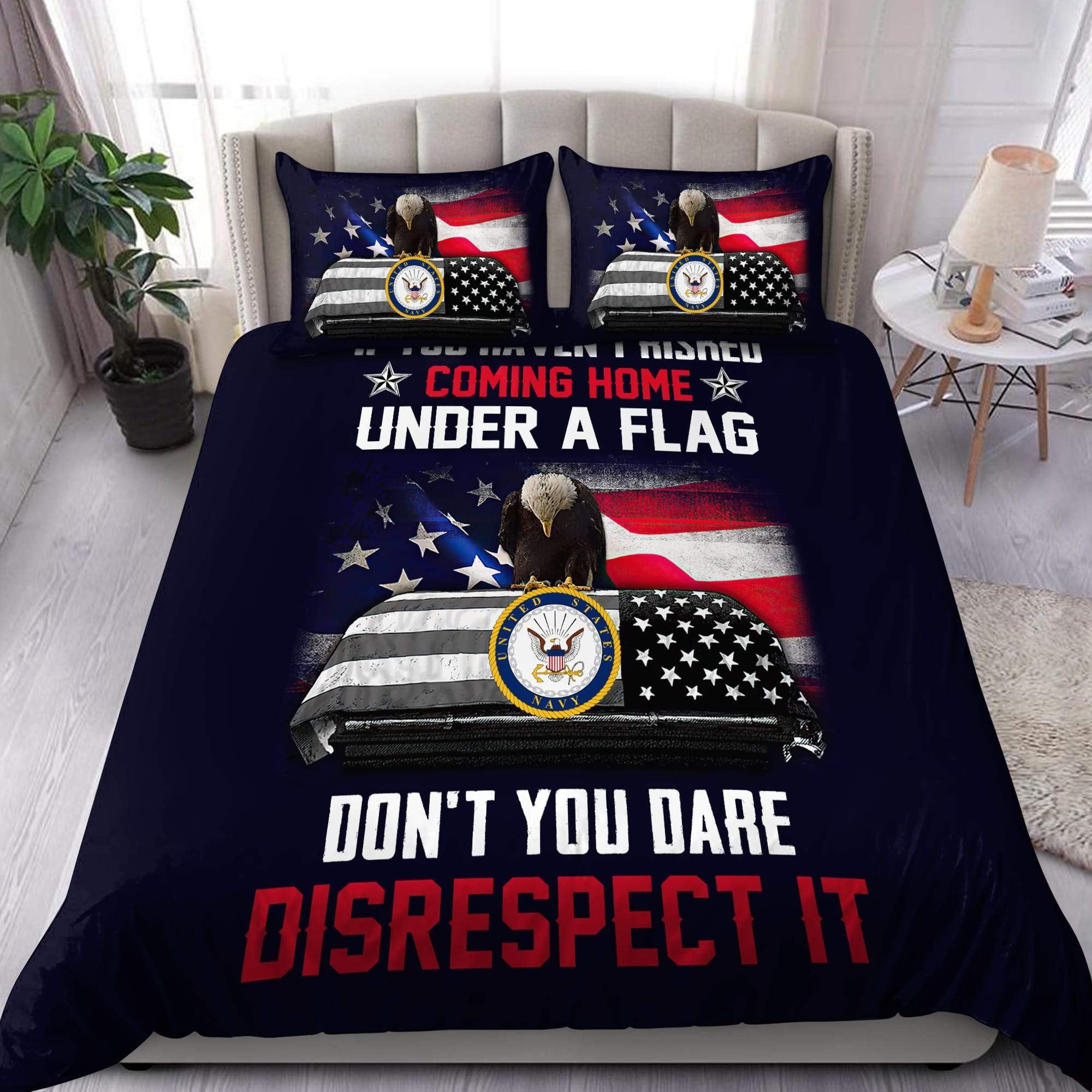 Veteran Bedding Set If You Haven’t Risked Coming Home Under A Flag Duvet Covers