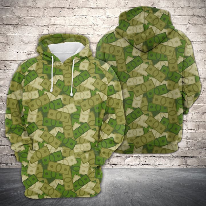 Amazing Camouflage Of Cash 3D All Over Print Hoodie & Zip Hoodie