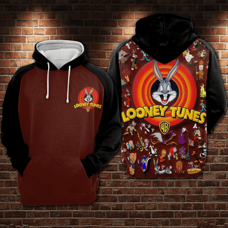 Looney Tunes Characters Hoodie Zip Hoodie