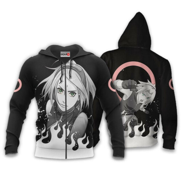 Sakura Haruno Naruto Anime 1k396   Cartoon Graphic Outfits Aop 3d Hoodie, Zip Hoodie 1923