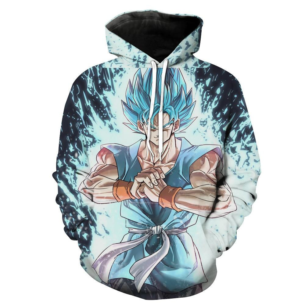 Dragon Ball Gt Goku Ssj Blue Goku Gt 3D All Over Print Hoodie & Zip Hoodie