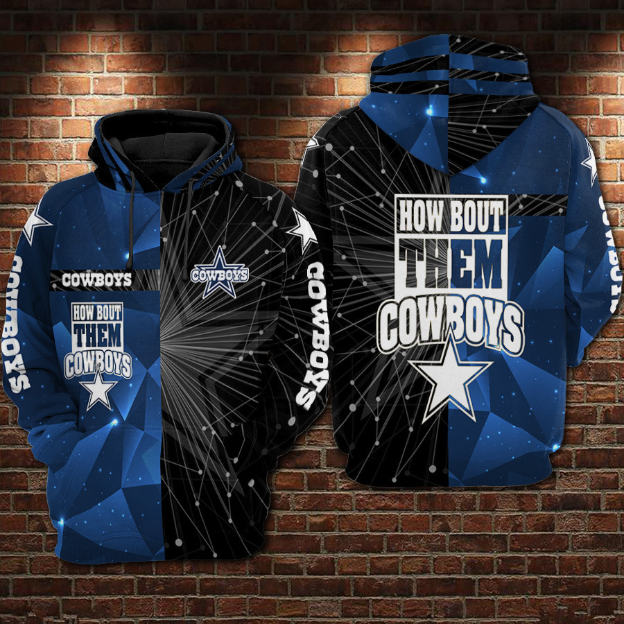 Cowboys 3D All Over Print Hoodie & Zip Hoodie