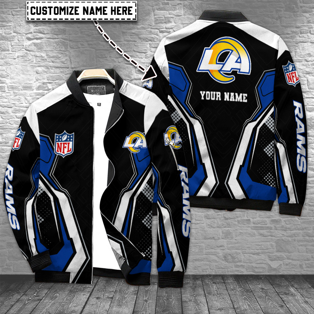 Los Angeles Rams Personalized Bomber Jacket BGBBJ994